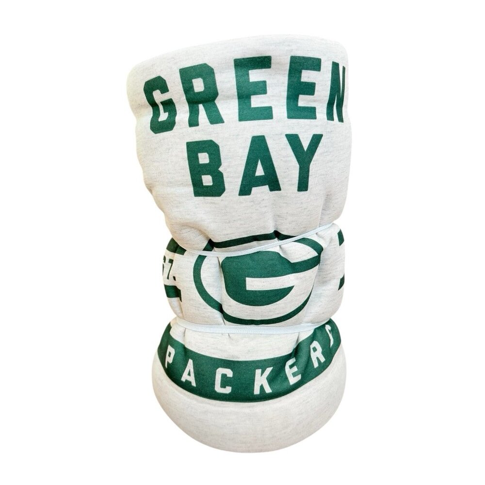 Green Bay Packers Throw Oatmeal Sweatshirt Blanket 54 X 84
